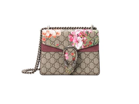 borsa gucci fiori azzurri|Gucci borse.